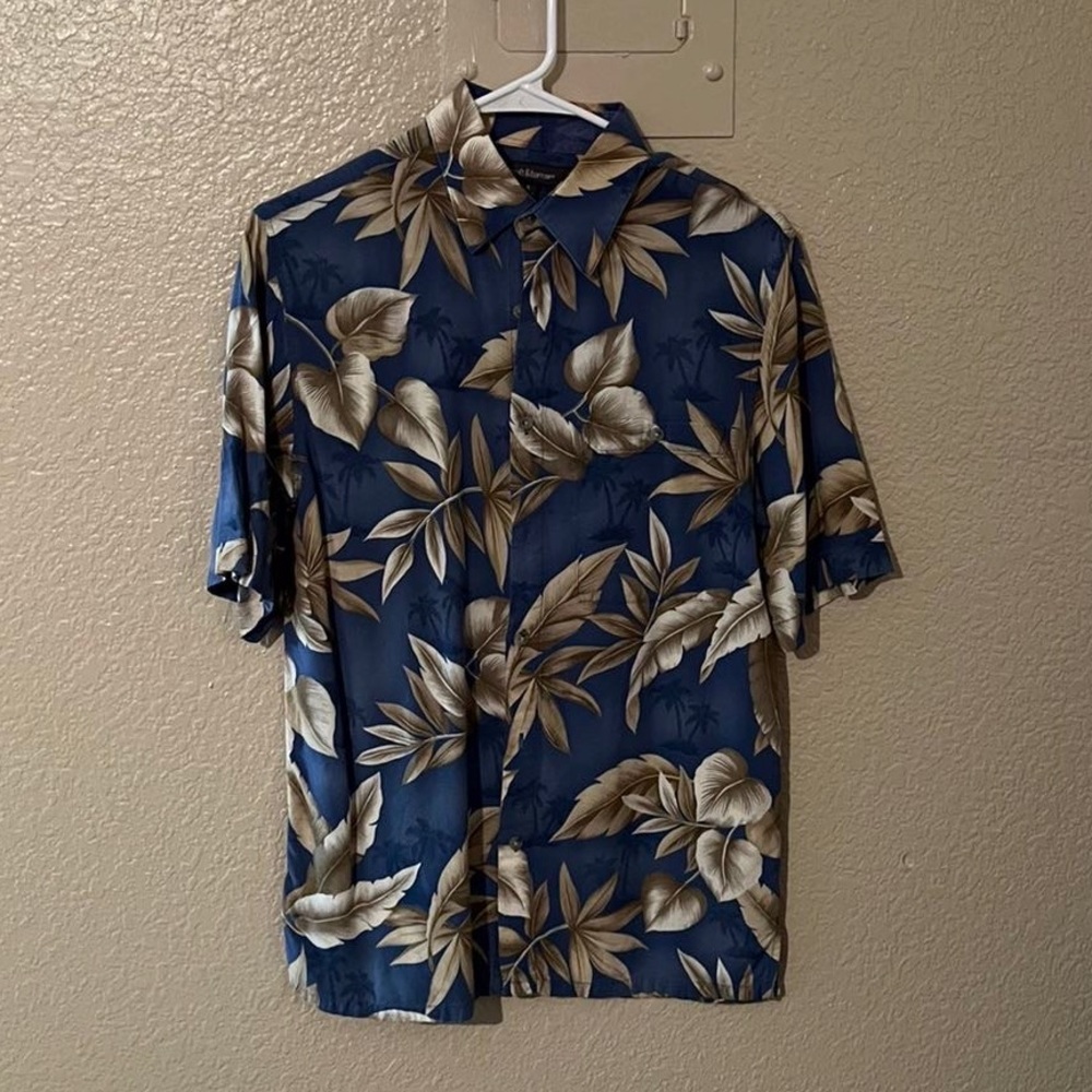 Floral Mens button down shirt